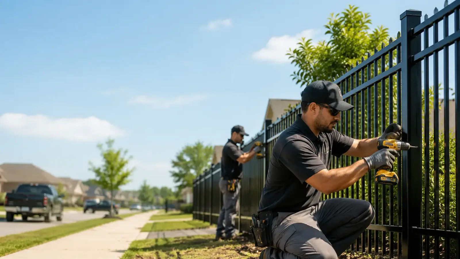 Metal Fence Installation in Brenham, TX